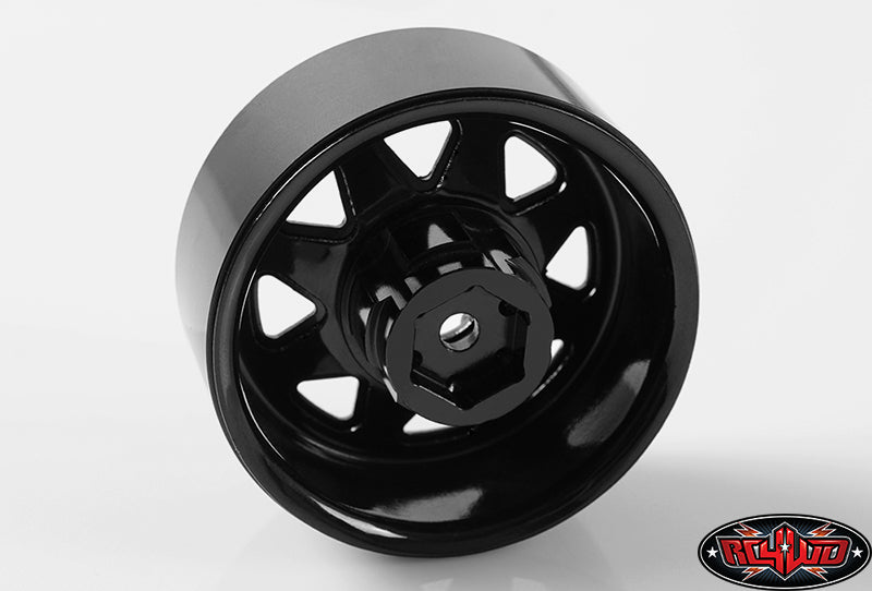 RC4WD 5 Lug +9 Offset Hub installed wheel example