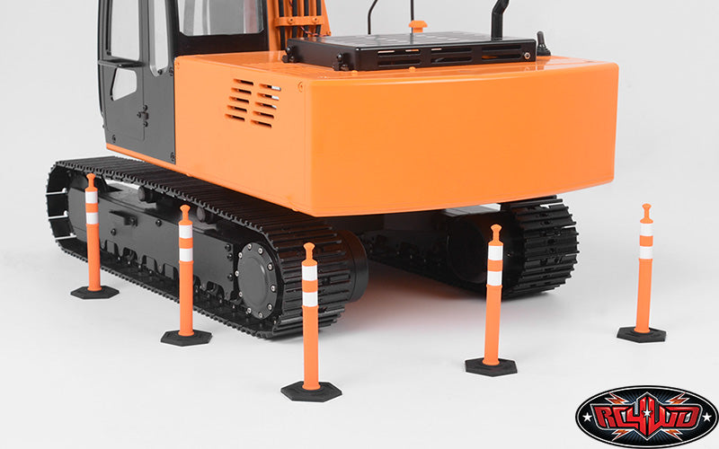 RC4WD 1/12 Highway Traffic Cones construction equipment display example