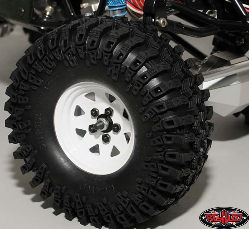 RC4WD Z-W0127 white 5 Lug Wagon 1.9 wheel — official installed example 2