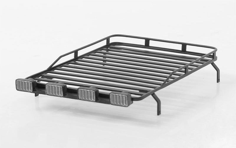 Roof Rack with Light Pods for 1/18 Gelande D90 (Black)