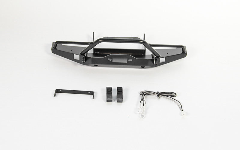 Solid Front Bumper for Axial SCX10 II XJ (Black)