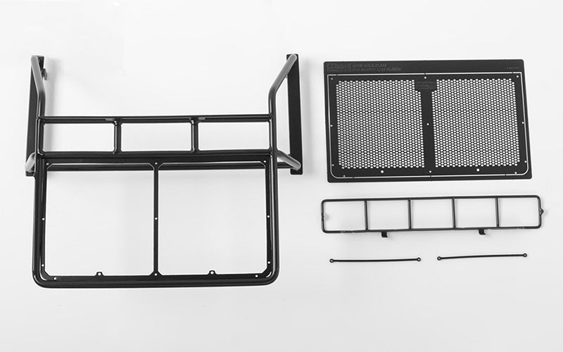 Roof Rack, Rollbar, Light Bar Combo for RC4WD Chevy Blazer Body (Black)