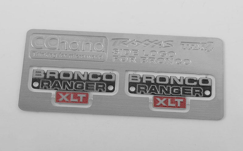 Side Metal Emblem for Traxxas TRX-4 '79 Bronco Ranger XLT
