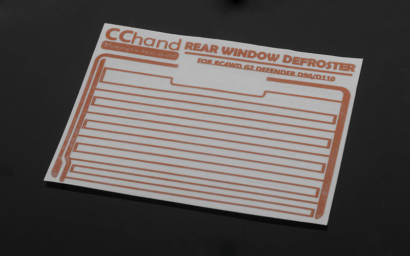 Rear Window Defroster Decal for Gelande II (D90/D110)