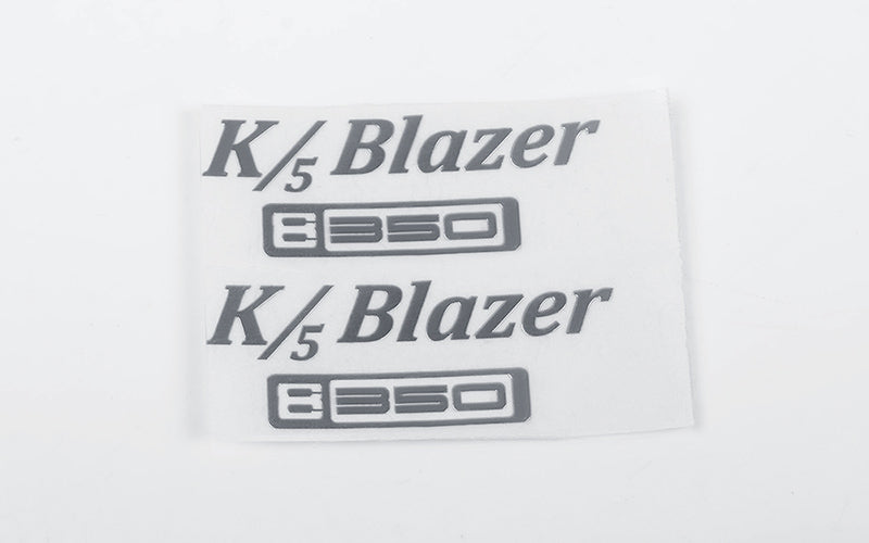 Metal Logo for Axial SCX10 II 1969 Chevrolet Blazer