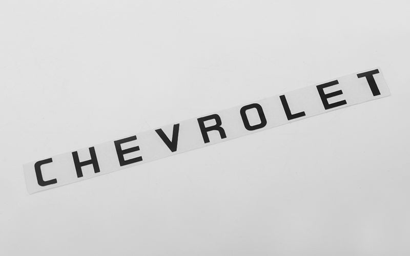 Rear Metal Logo for Axial SCX10 II 1969 Chevrolet Blazer (Black)