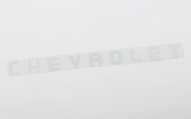 Rear Metal Logo for Axial SCX10 II 1969 Chevrolet Blazer (White)