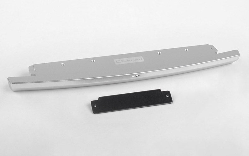 Slick Metal Front Bumper for JS Scale 1/10 Range Rover Classic Body (Silver)