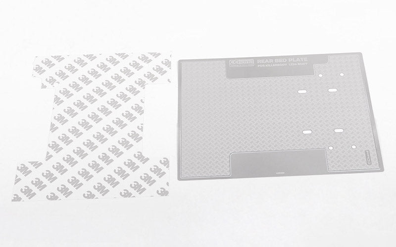 Diamond Plate Rear Bed for RC4WD TF2 LWB Toyota LC70