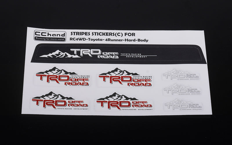 Front Windshield Decals for 1985 Toyota 4Runner Hard Body