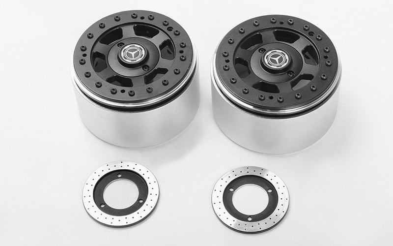 TNK 2.2" Beadlock Wheels w/ Brake Discs (2x)