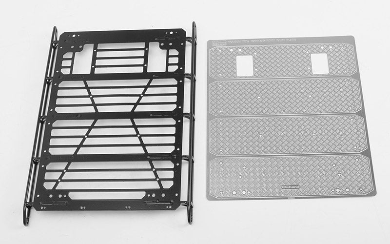 Command Roof Rack w/ Diamond Plate for Traxxas TRX-4 Mercedes-Benz G-500