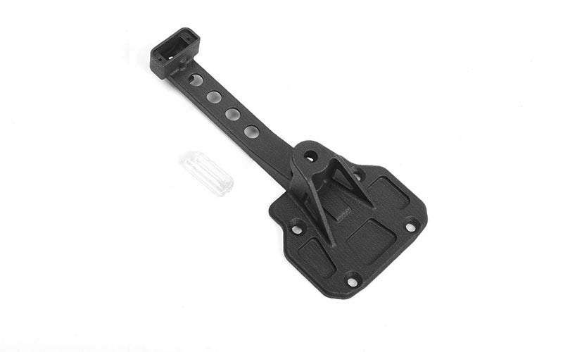 Spare Wheel and Tire Holder w/ Clear High Rear Brake Light for Axial 1/10 SCX10 III Jeep JLU Wrangler