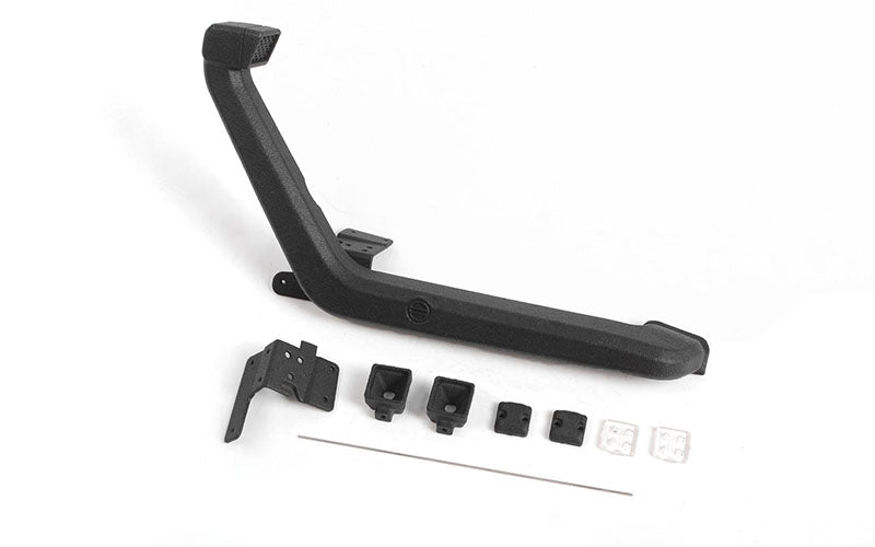 Snorkel w/ Flood Lights and Antenna for Axial 1/10 SCX10 III Jeep (Gladiator/Wrangler)