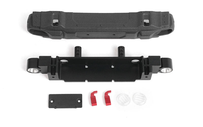 OEM Front Bumper w/ License Plate Holder for Axial 1/10 SCX10 III Jeep (Gladiator/Wrangler)