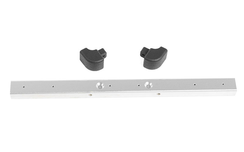 Classic Front Bumper for RC4WD Gelande II 2015 Land Rover Defender D90 (Silver)