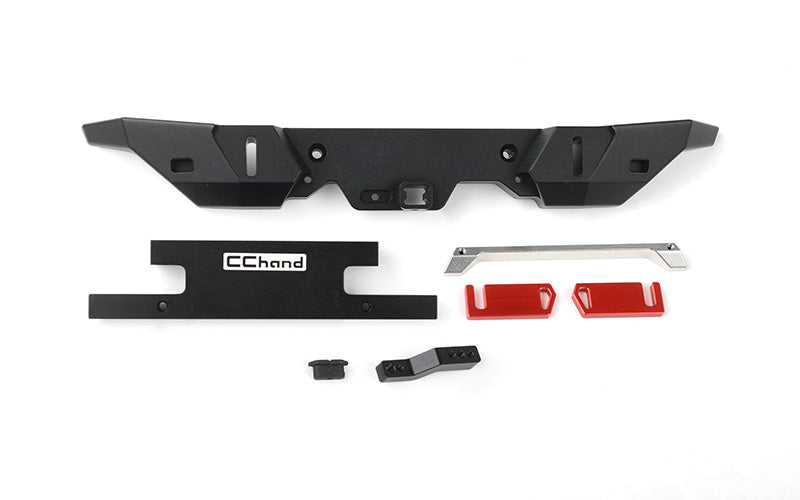 Rook Metal Rear Bumper with Hitch Bar for Traxxas TRX-4 2021 Bronco