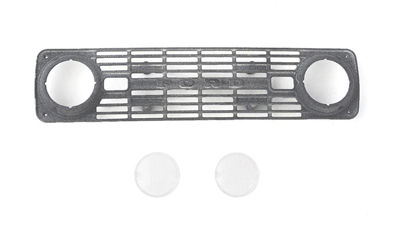 Front Grille and Lenses for Axial SCX10 III Early Ford Bronco (Gray)