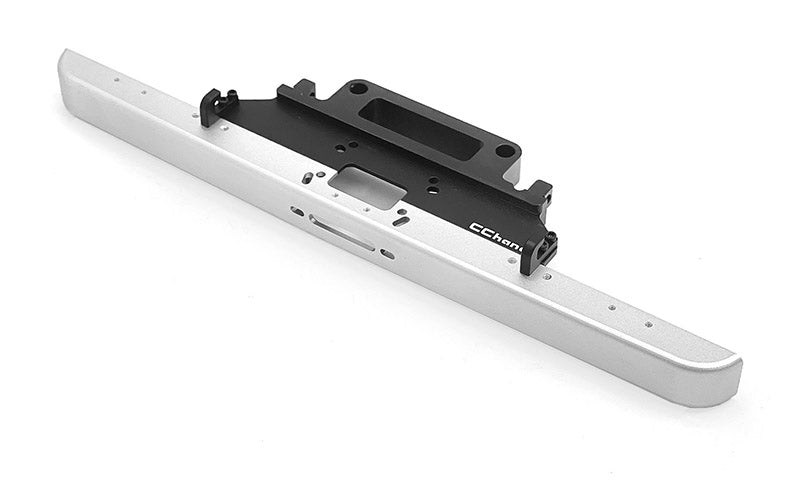 Classic Front Bumper for RC4WD Trail Finder 2 Truck Kit "LWB" W/ 1980 Toyota Land Cruiser FJ55 Lexan Body Set (Silver)
