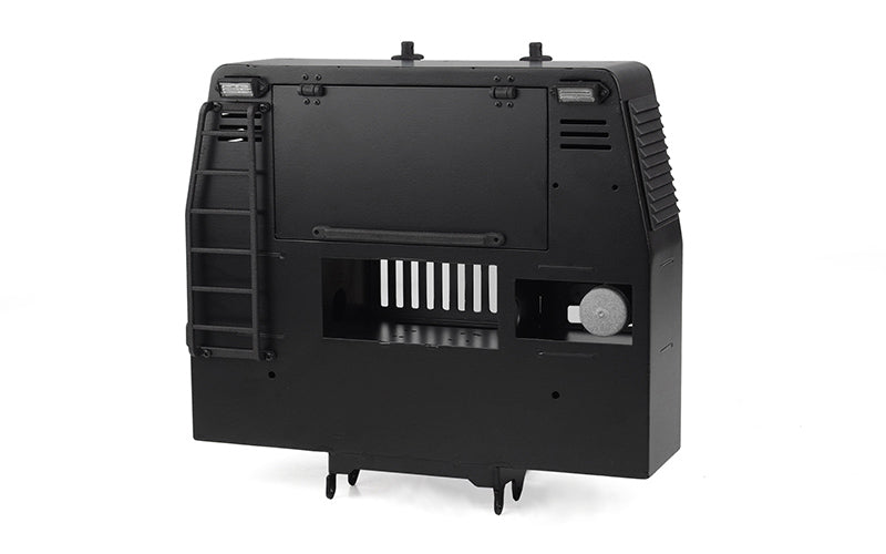 Headache Rack Cabinet w/ Battery Box for Traxxas TRX-6 Ultimate RC Hauler (Black)