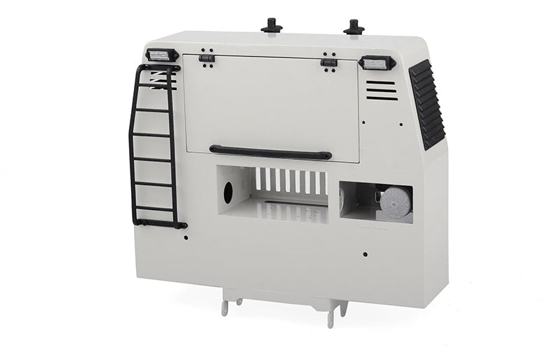Headache Rack Cabinet w/ Battery Box for Traxxas TRX-6 Ultimate RC Hauler (White)