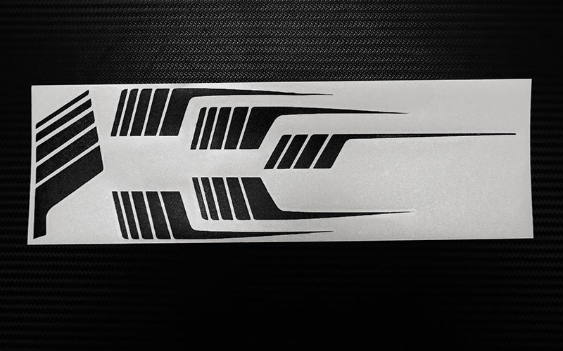 RC4WD Clean Stripes for 1987 Toyota XtraCab Hard Body (Black)