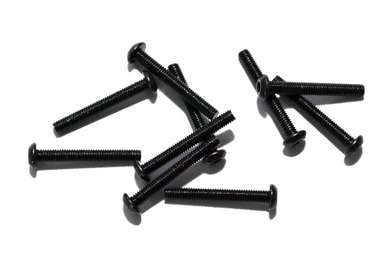 Steel Button Head Cap Screws M3 x 22mm (10)