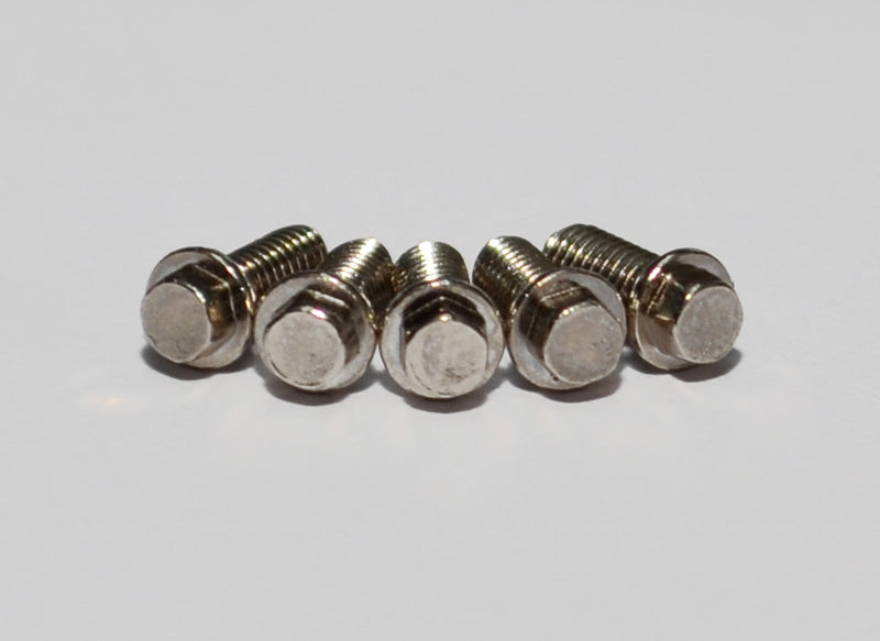 RC4WD Miniature Scale Hex Bolts (M2.5 x 6mm) (Silver)