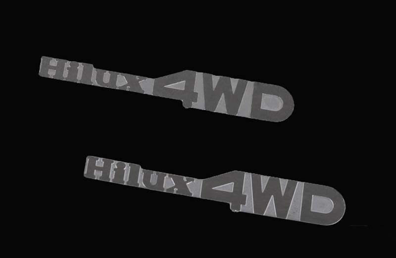 RC4WD 1/10 Hilux 4WD Emblem Set for RC4WD 1982 Toyota Pickup/Mojave II