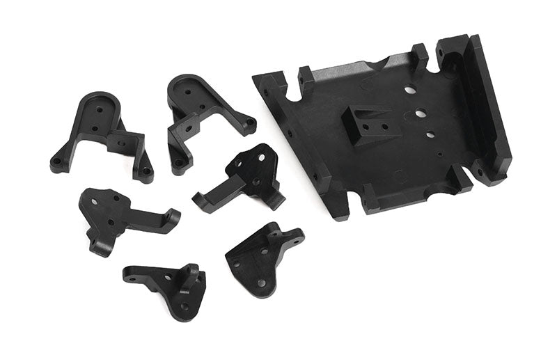 Skid Plate and Suspension Mounts for Cross Country Off-Road Chassis