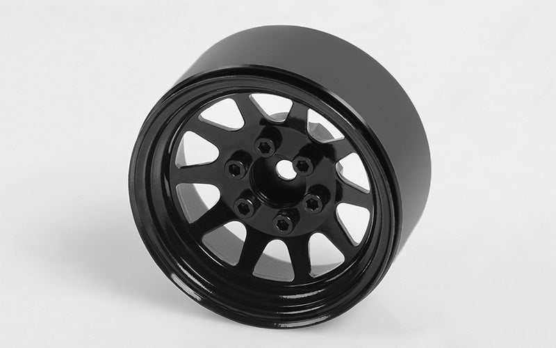 OEM Stamped Steel 1.9" Beadlock Wheels (Black)