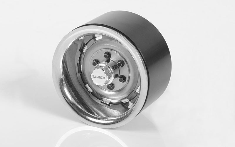 Rally 1.9" Beadlock Wheels (Silver)