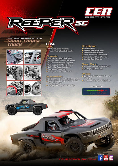 CEN 9510 Reeper SC product information card back