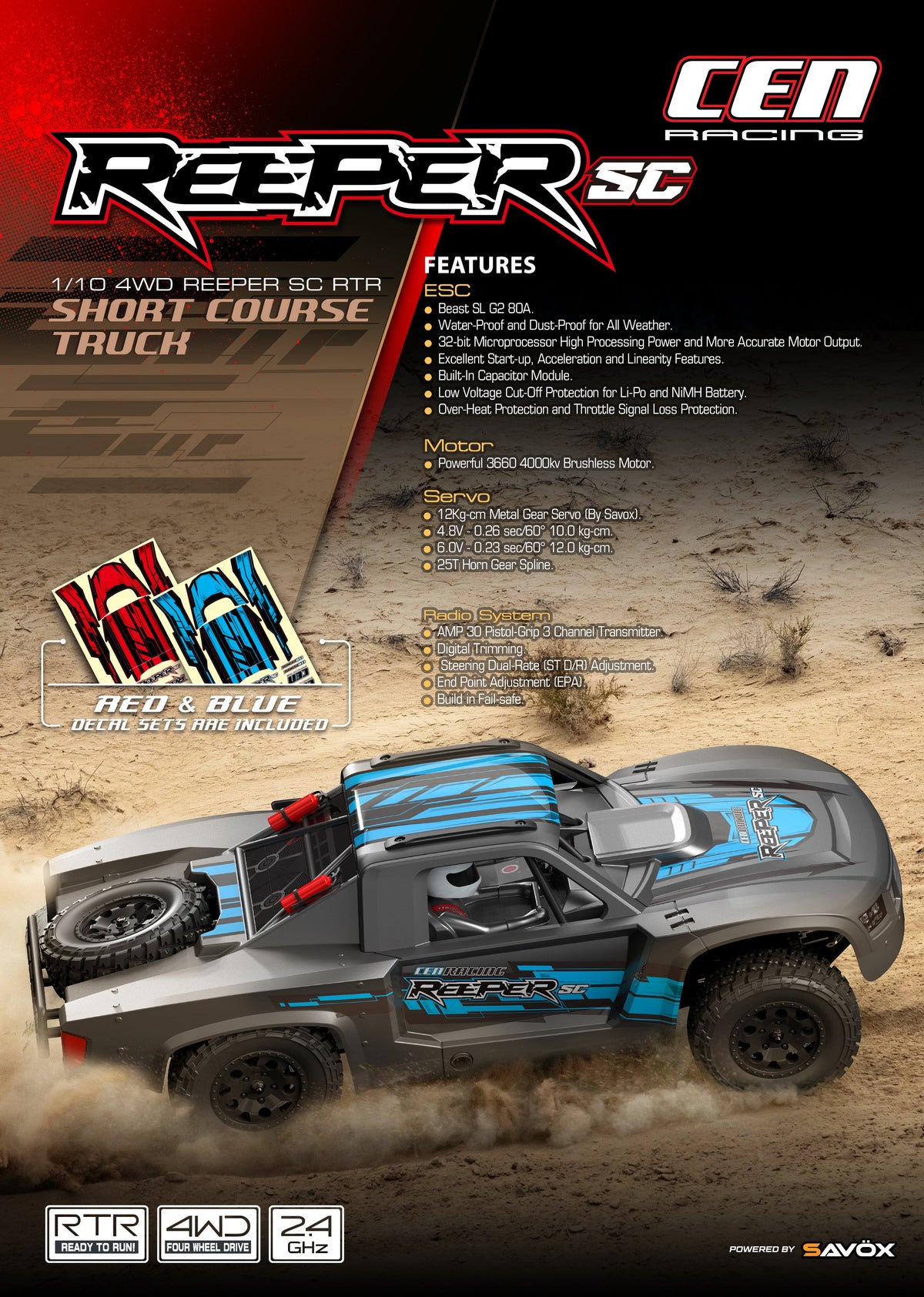 CEN 9510 Reeper SC product information card front