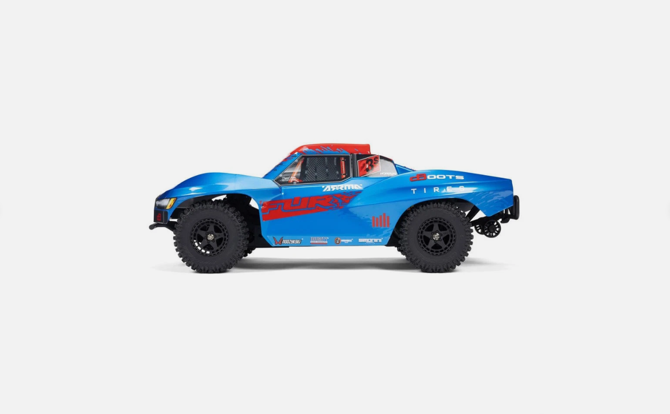ARRMA Fury 223S BLX 1/10 Brushless RTR 2WD Short Course Truck Blue