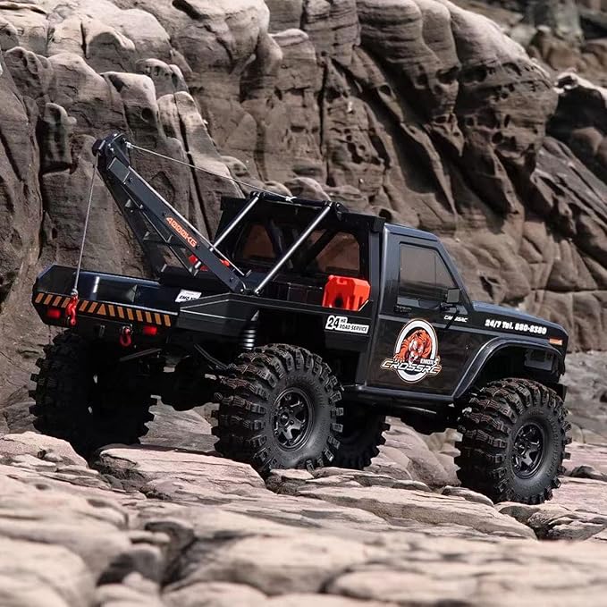 CROSS EMO RC X3 4WD 1/8 RC tow truck RTR W/battery and charger.