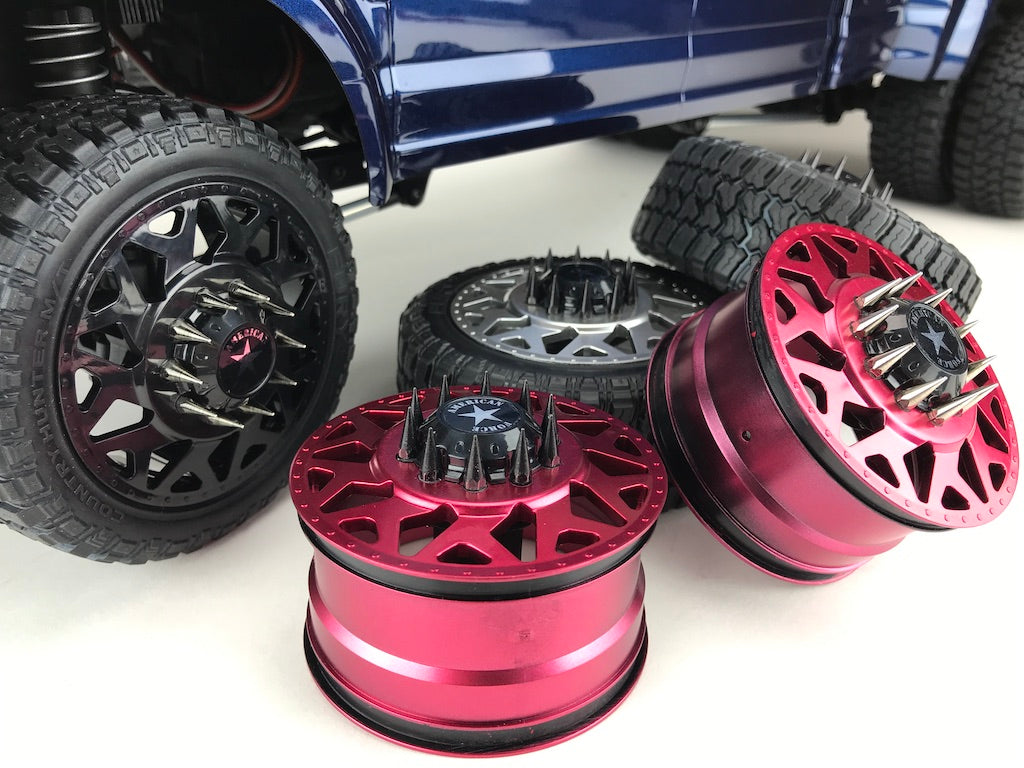 CEN KAOS spiked wheel lug comparison