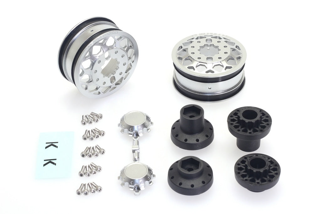 CEN Racing CD0649 KG1 Forged KD006 BLITZ Dually Wheel silver 54x23mm Sicario