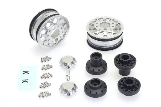 CEN Racing CD0649 KG1 Forged KD006 BLITZ Dually Wheel silver 54x23mm Sicario