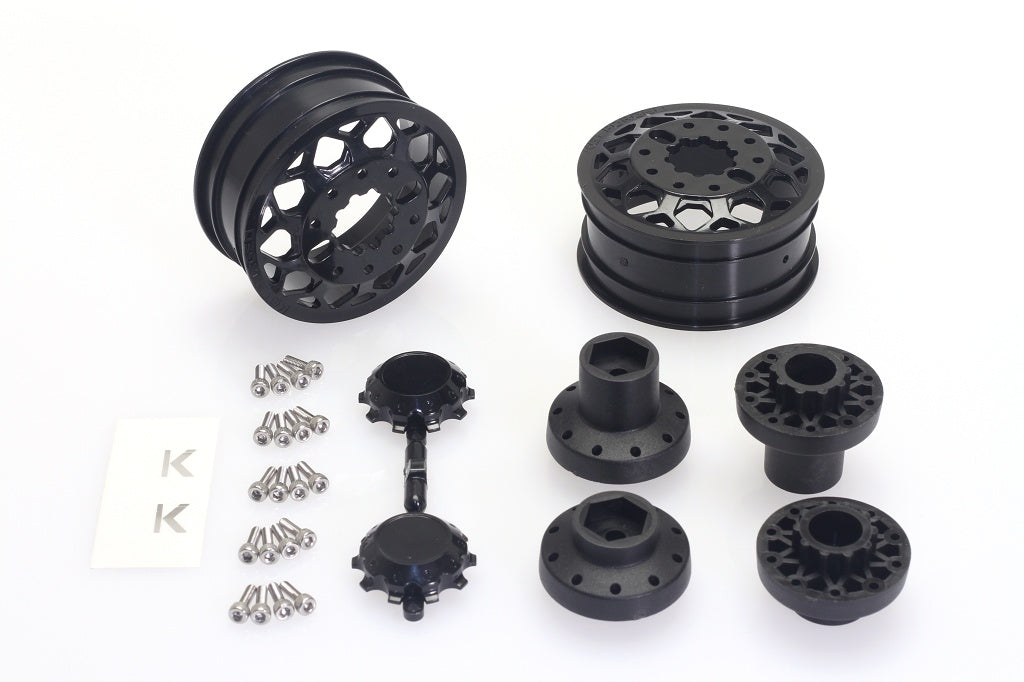CEN CD0657 KG1 Forged KD006 Blitz Dually Wheel Black