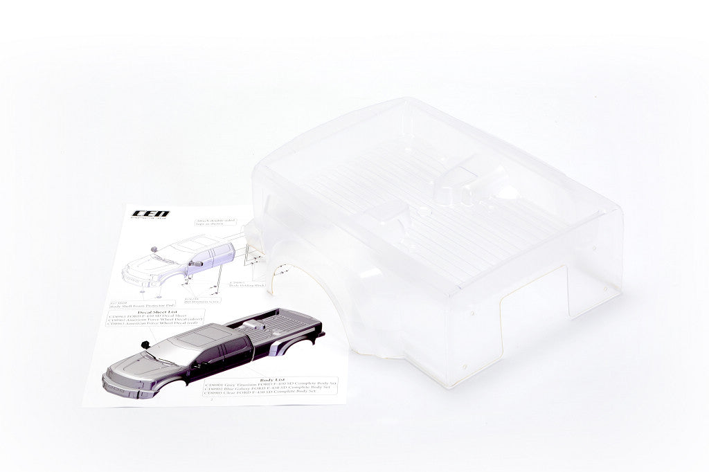 CEN CD0931 F-450 clear truck bed component