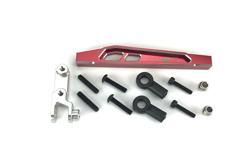 CEN Racing CKD0378 KAOS front 4th link suspension kit 69mm red F450 DL-Series