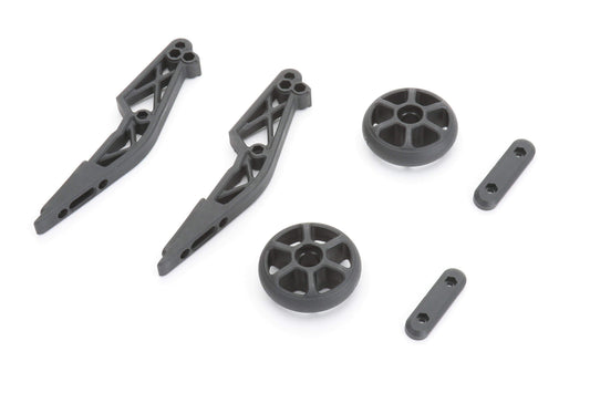 CEN Racing CKR0502 Reeper wheelie bar plastic parts brackets and wheels