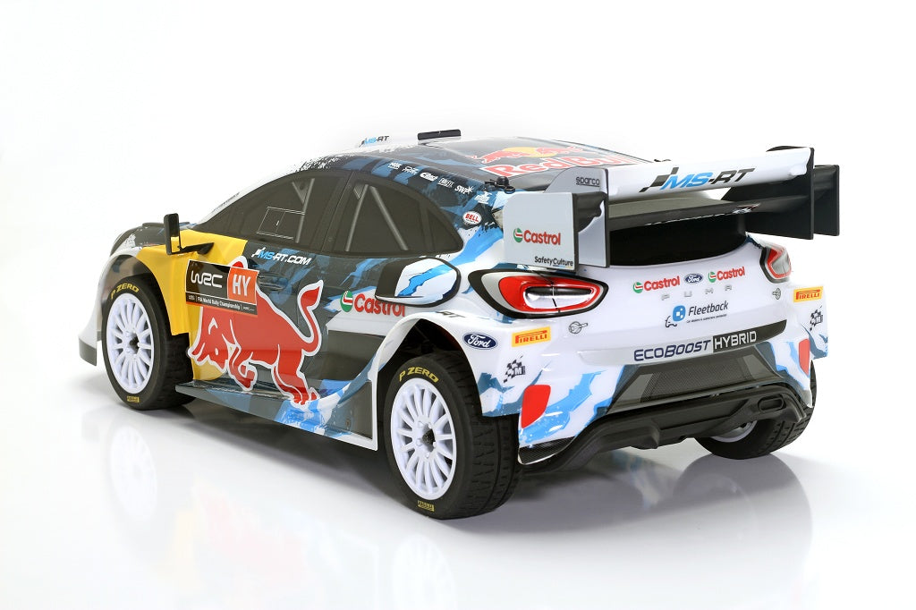 CEN 9000 2024 Ford Puma Rally1 rear three-quarter view