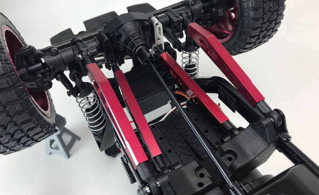CEN Racing CKD0369 installed front suspension links view 3