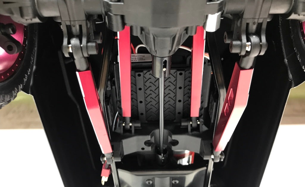 CEN Racing CKD0369 installed front suspension links view 4