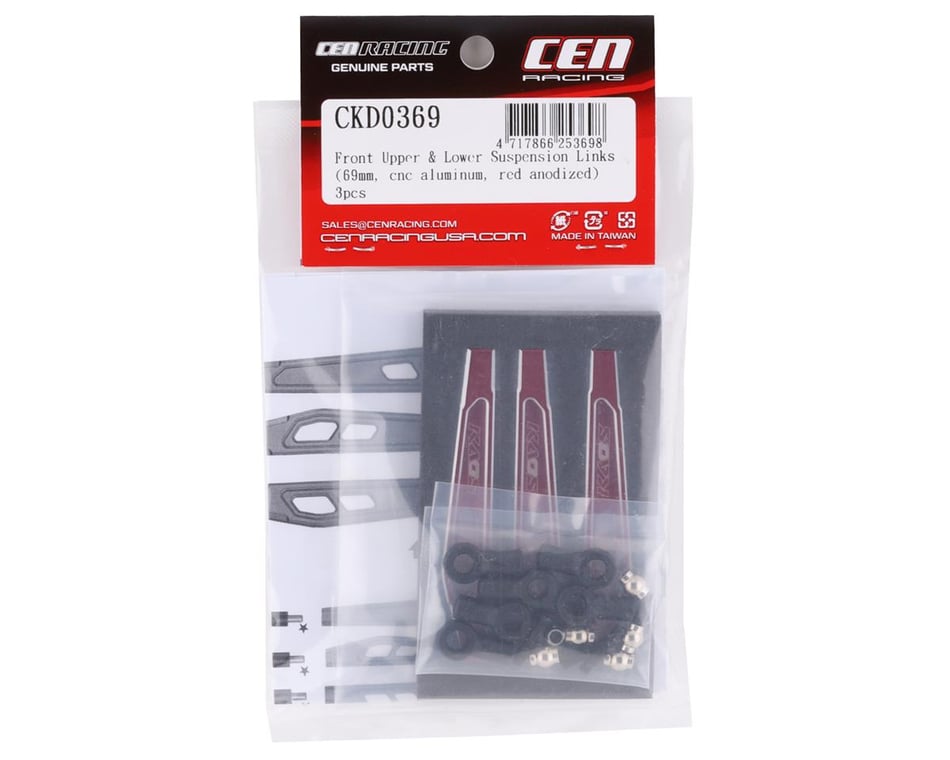 CEN Racing CKD0369 front upper and lower suspension links dealer view