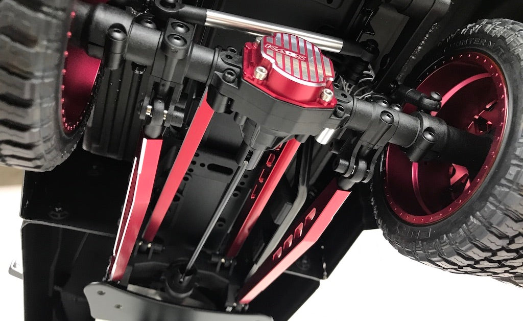 CEN Racing CKD0370 installed rear suspension links view 4