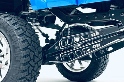 CEN Racing CKD0380 KAOS F250 lifted suspension linkage set installed configuration view