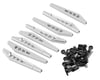 CEN CKD0381 KAOS suspension linkage set silver anodized for F250, 8 pieces